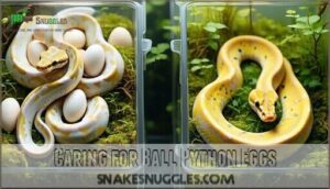 caring for ball python eggs