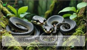 caring for snake babies