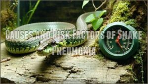 causes and risk factors of snake pneumonia
