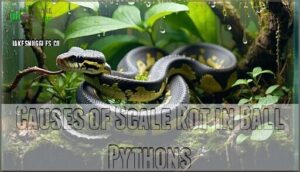 causes of scale rot in ball pythons