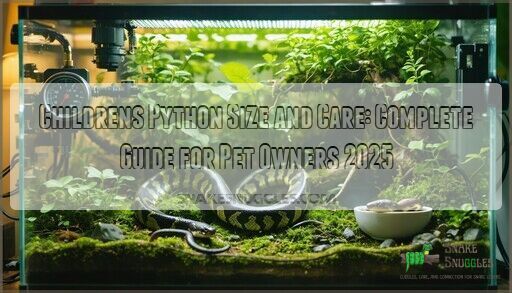 Childrens Python Size and Care: Complete Guide for Pet Owners 2025