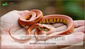 choosing corn snakes