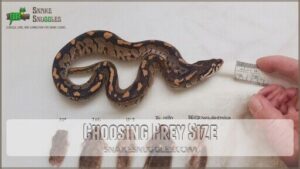 choosing prey size
