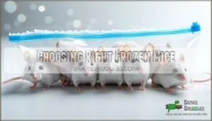 choosing right frozen mice choosing right frozen mice