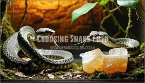 choosing snake food choosing snake food