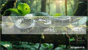 choosing the best boa constrictor name