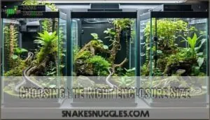 choosing the right enclosure size choosing the right enclosure size