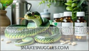choosing the right probiotic for snakes