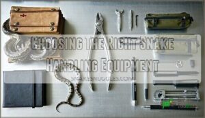 choosing the right snake handling equipment
