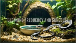 cleaning frequency and schedule