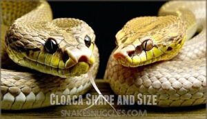 cloaca shape and size