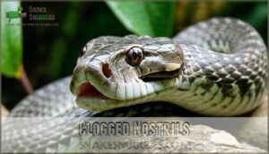 clogged nostrils