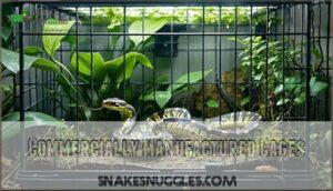 commercially manufactured cages