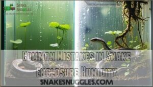 common mistakes in snake enclosure humidity