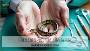 common sexing mistakes