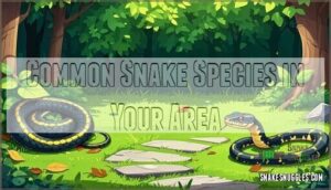 common snake species in your area