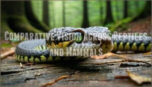 comparative vision across reptiles and mammals