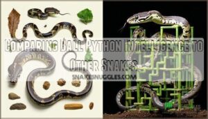 comparing ball python intelligence to other snakes