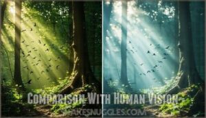 comparison with human vision