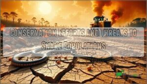 conservation efforts and threats to snake populations