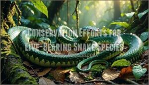 conservation efforts for live-bearing snake species