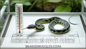 considerations before feeding
