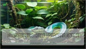 considered a more advanced snake
