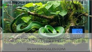 controlling snake terrarium humidity