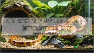 corn snake care sheet detailed