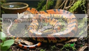 corn snake feeding