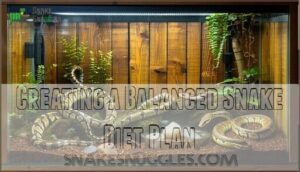 creating a balanced snake diet plan