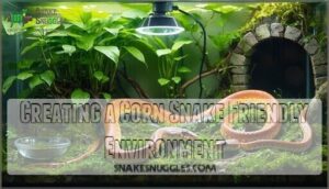 creating a corn snake friendly environment