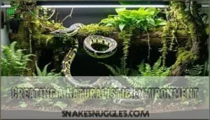 creating a naturalistic environment creating a naturalistic environment