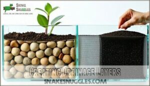 creating drainage layers