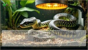 creating temperature gradients in enclosures