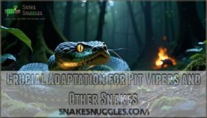 crucial adaptation for pit vipers and other snakes