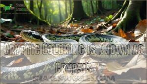 cryptic coloring is known as crypsis