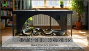 custom-built enclosures