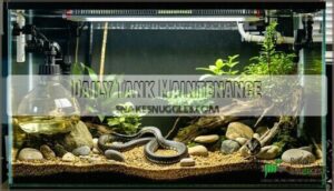daily tank maintenance