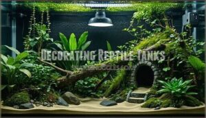 decorating reptile tanks