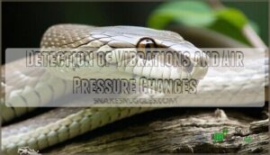 detection of vibrations and air pressure changes