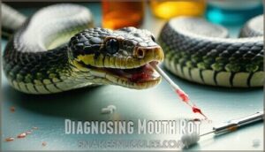 diagnosing mouth rot