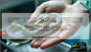 differentiating viral infections from other causes