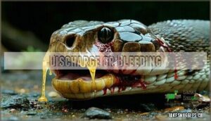 discharge or bleeding