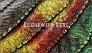discoloration signs