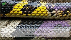 discolored scales