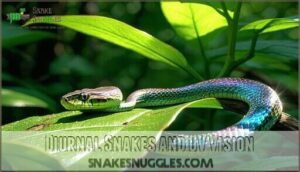 diurnal snakes and uv vision