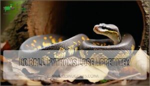 do ball pythons lose appetite