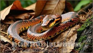 do corn snakes like burrowing