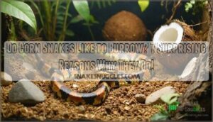 do corn snakes like to burrow